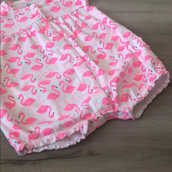 2 piece flamingo body suit-sold as set - Picture 7 of 8